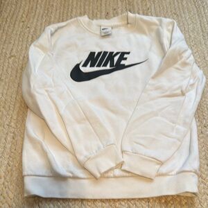 Youth Nike White Sweatshirt